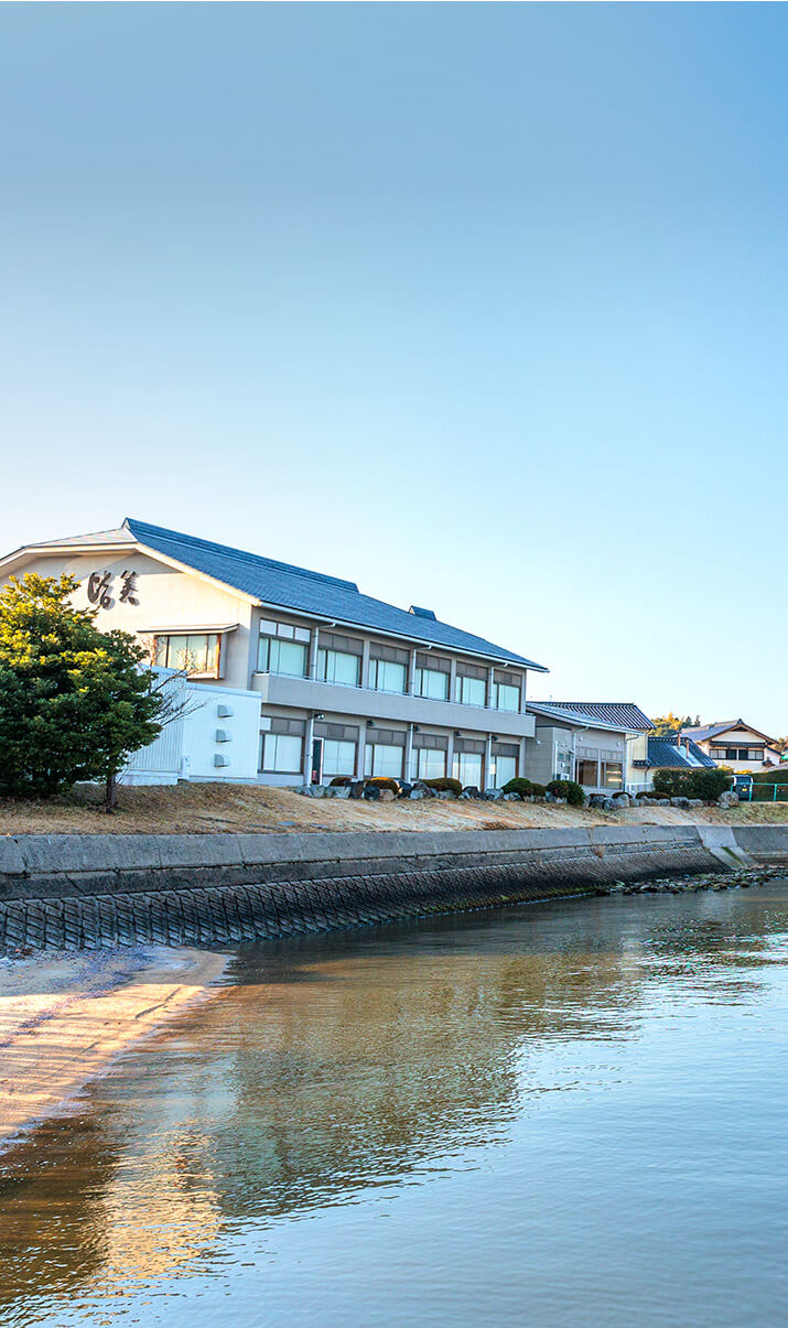 宍道湖と店